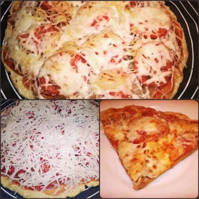 Szaffi Diétás, szénhidrátmentes pizza recept (glutén